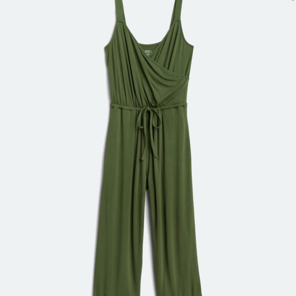 Market & Spruce Green Jumpsuit